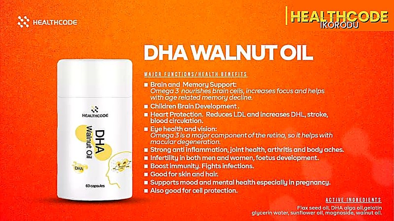 DHA Walnut Oil Capsules