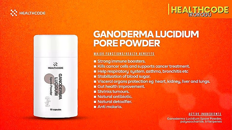 Sporoderm-broken Ganoderma Spore Powder (60 caps)